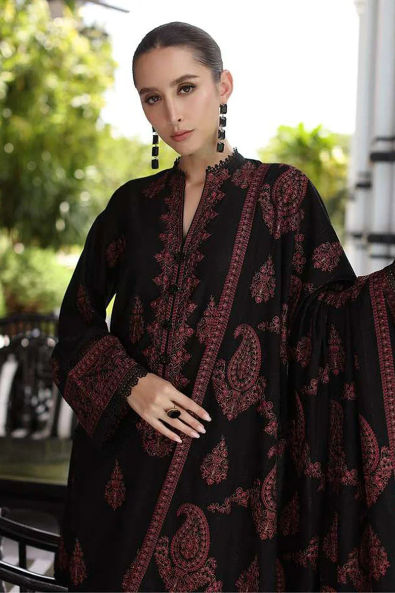 3pc-Embroidered-Dhanak D 18