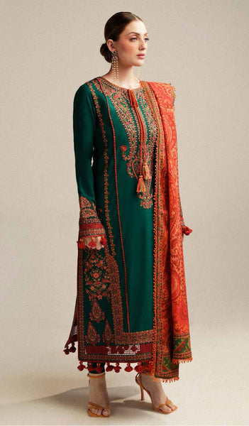 3pc-Embroidered-Dhanak D 02