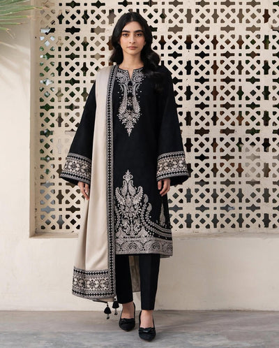 3pc-Embroidered-Dhanak D 07